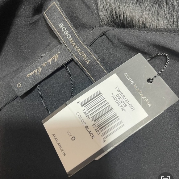 BCBG Maxariza Black Great Gatsby Dress Size 0 NWT Addilyn - Picture 4 of 12